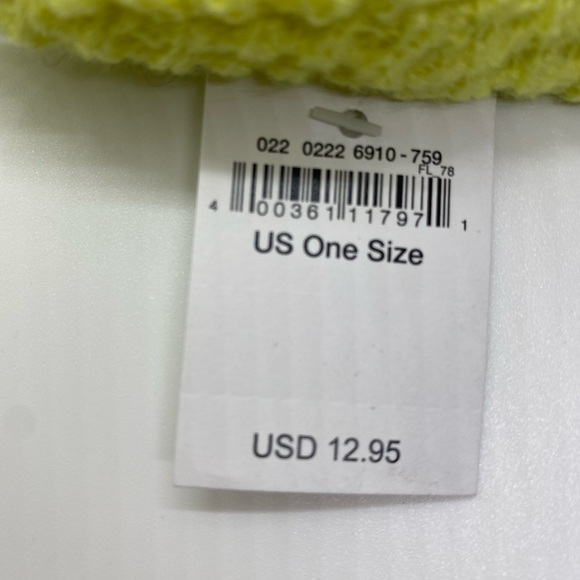 NWT American Eagle Waffle Knit One Size Beanie Neon - Picture 4 of 4